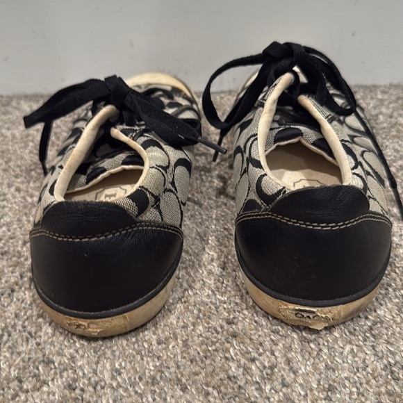 Coach Gray and Black Sneaker Tennis Shoes - Size 8 - Picture 7 of 9
